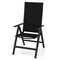 Costway 1/2/4 PCS Patio Folding Chair Outdoor Chairs with Padded Seat, Adjustable Backrest Black